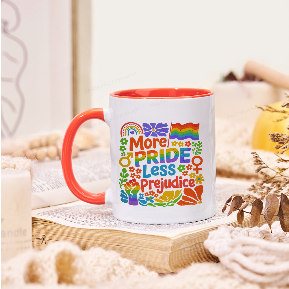 Pagewings More Pride Less Prejudice Mug
