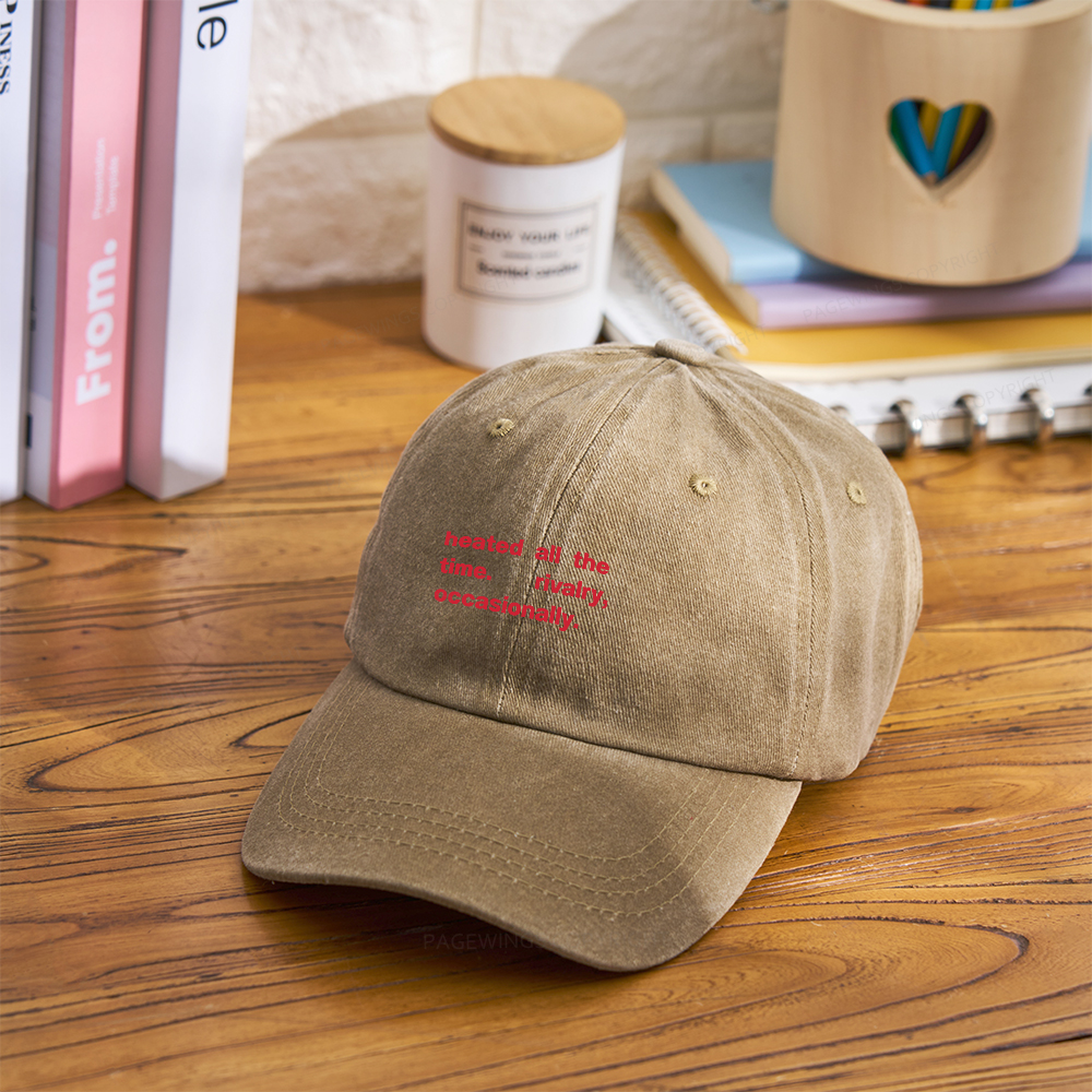 Pagewings The Time Rivalry Occasionally Washed Cap