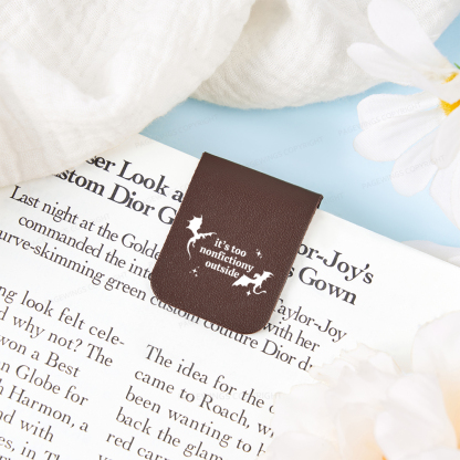Pagewings It’s Too Nonfictiony Outside Magnetic Bookmark