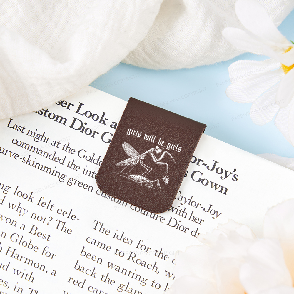 Pagewings Girls Will Be Girls Magnetic Bookmark