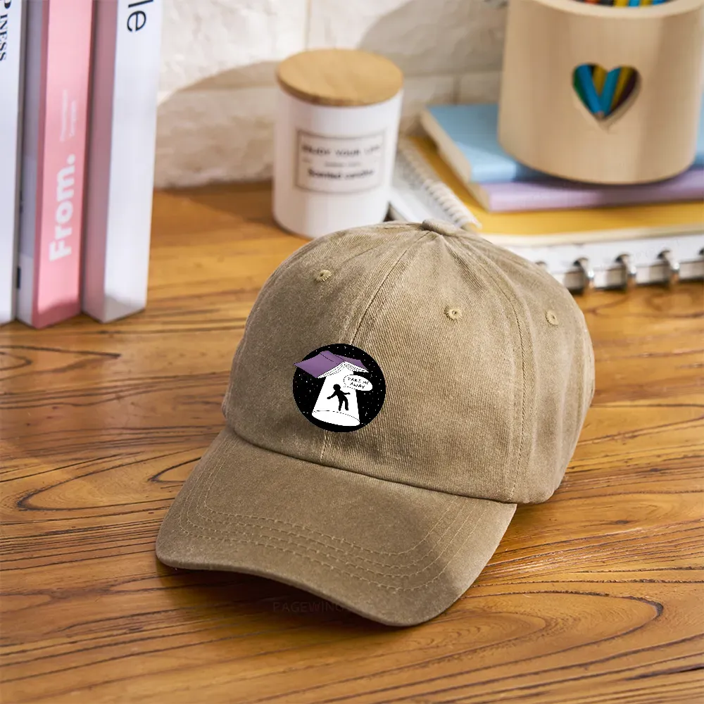 Pagewings Take Me Away Washed Cap