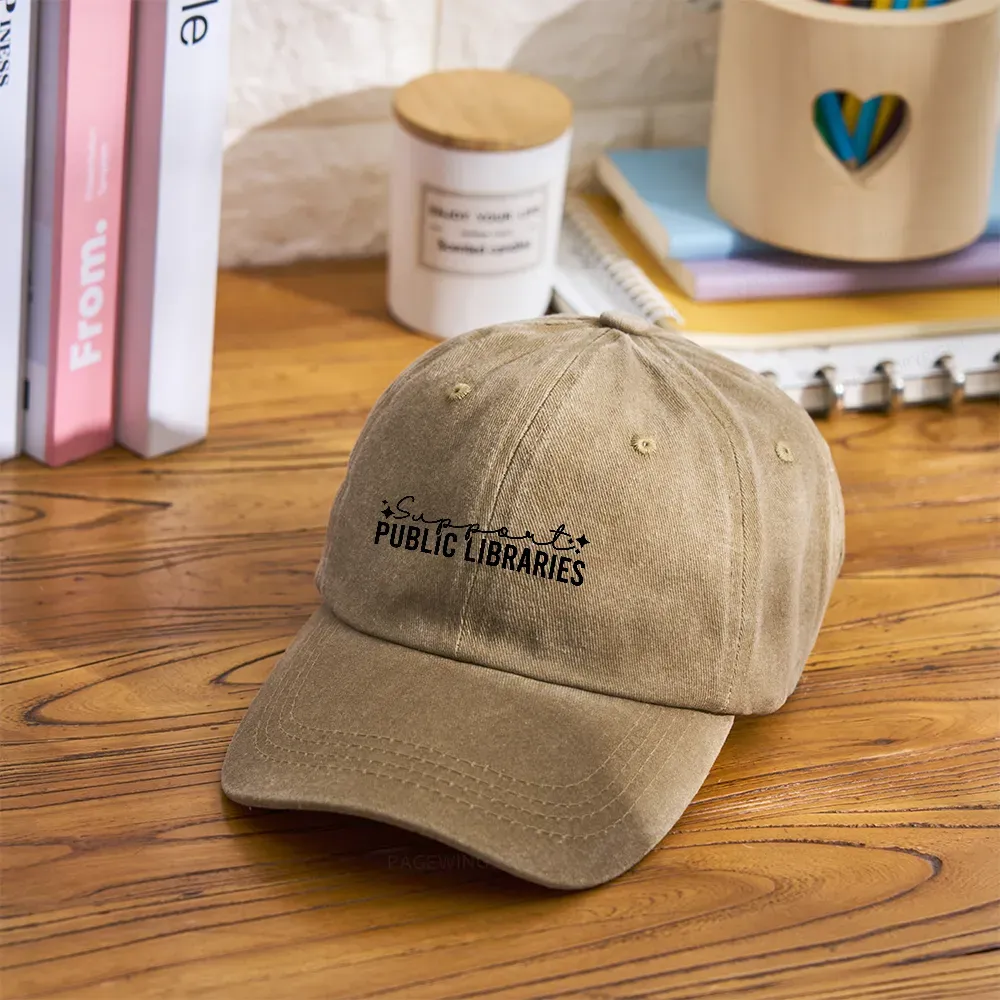 Pagewings Public Libraries Washed Cap