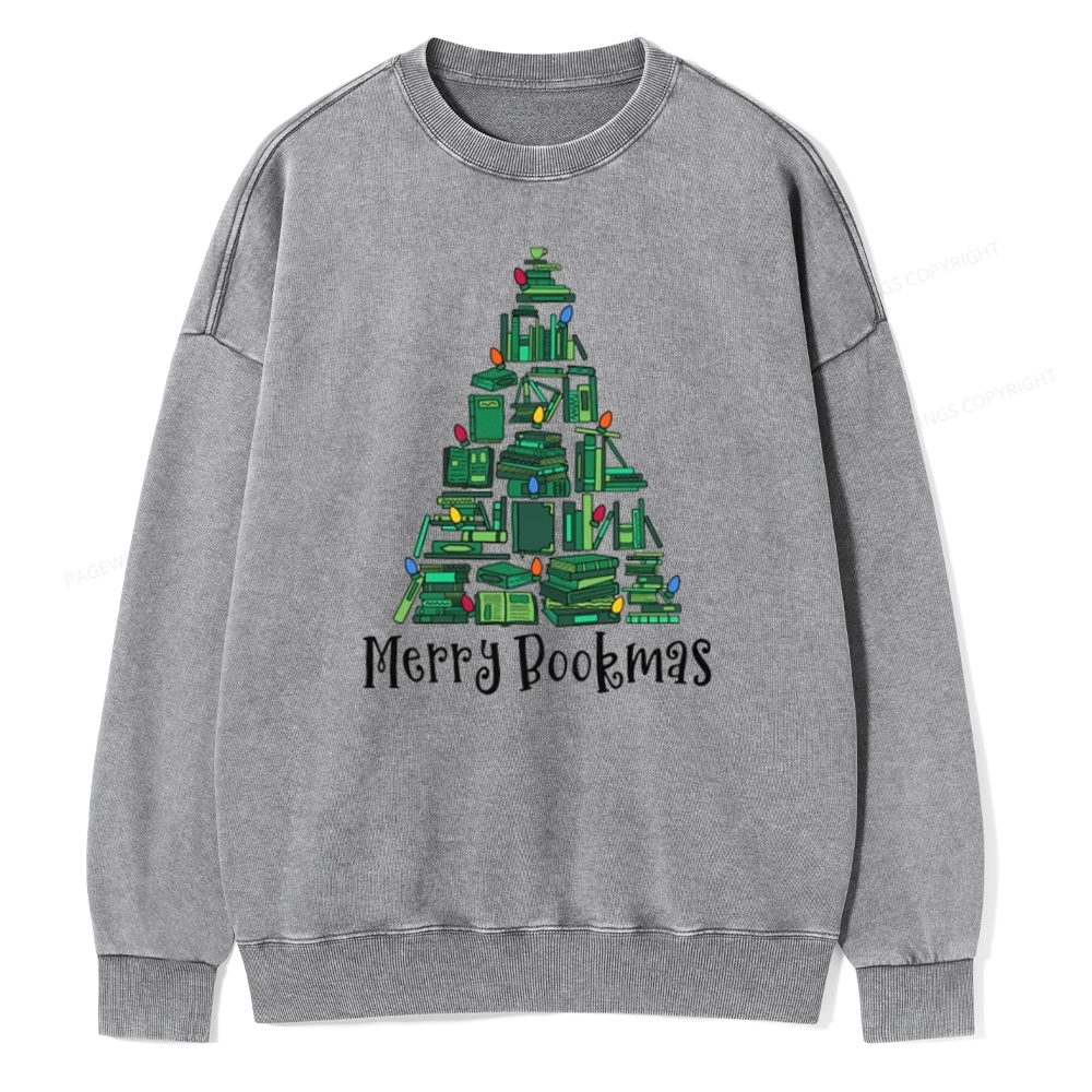 Pagewings Christmas Party Tee Unisex Washed Sweatshirt