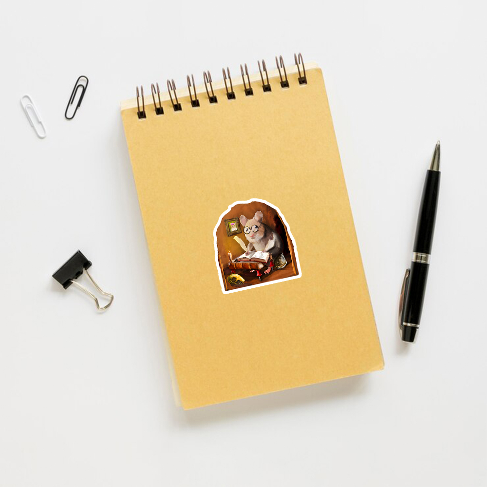 Pagewings The Writing Mouse Sticker