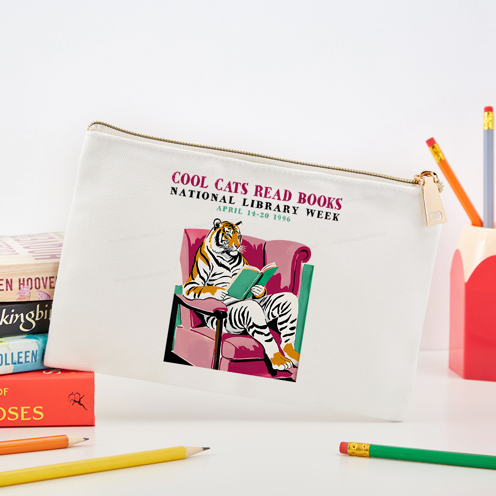 Pagewings Library Week Poster 1996 Pouch