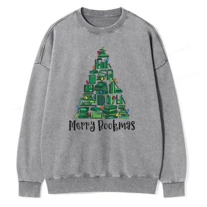 Pagewings Christmas Party Tee Unisex Washed Sweatshirt
