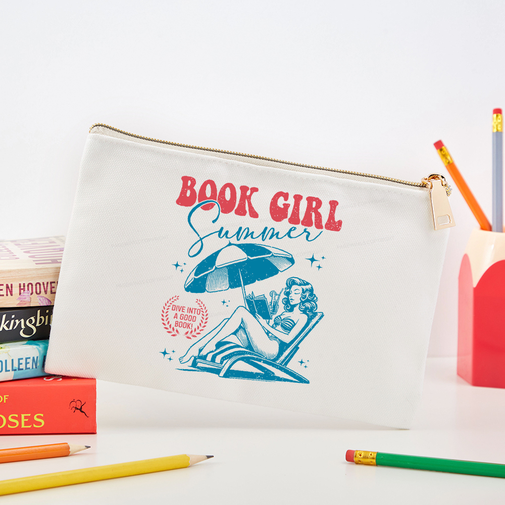 Pagewings Book Girl Summer Pouch