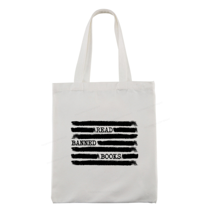 Pagewings  Read Banned Books Bookworm Librarian Tote Bag