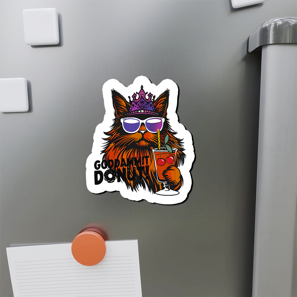 Pagewings Goddammit Donut Fridge Magnet