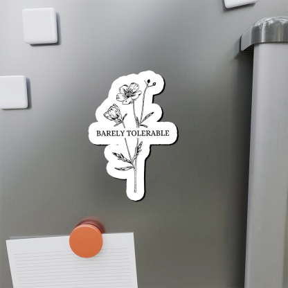 Pagewings Barely Tolerable Fridge Magnet