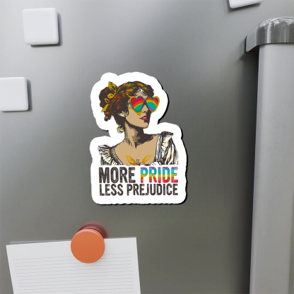 Pagewings More Pride Less Prejudice Fridge Magnet