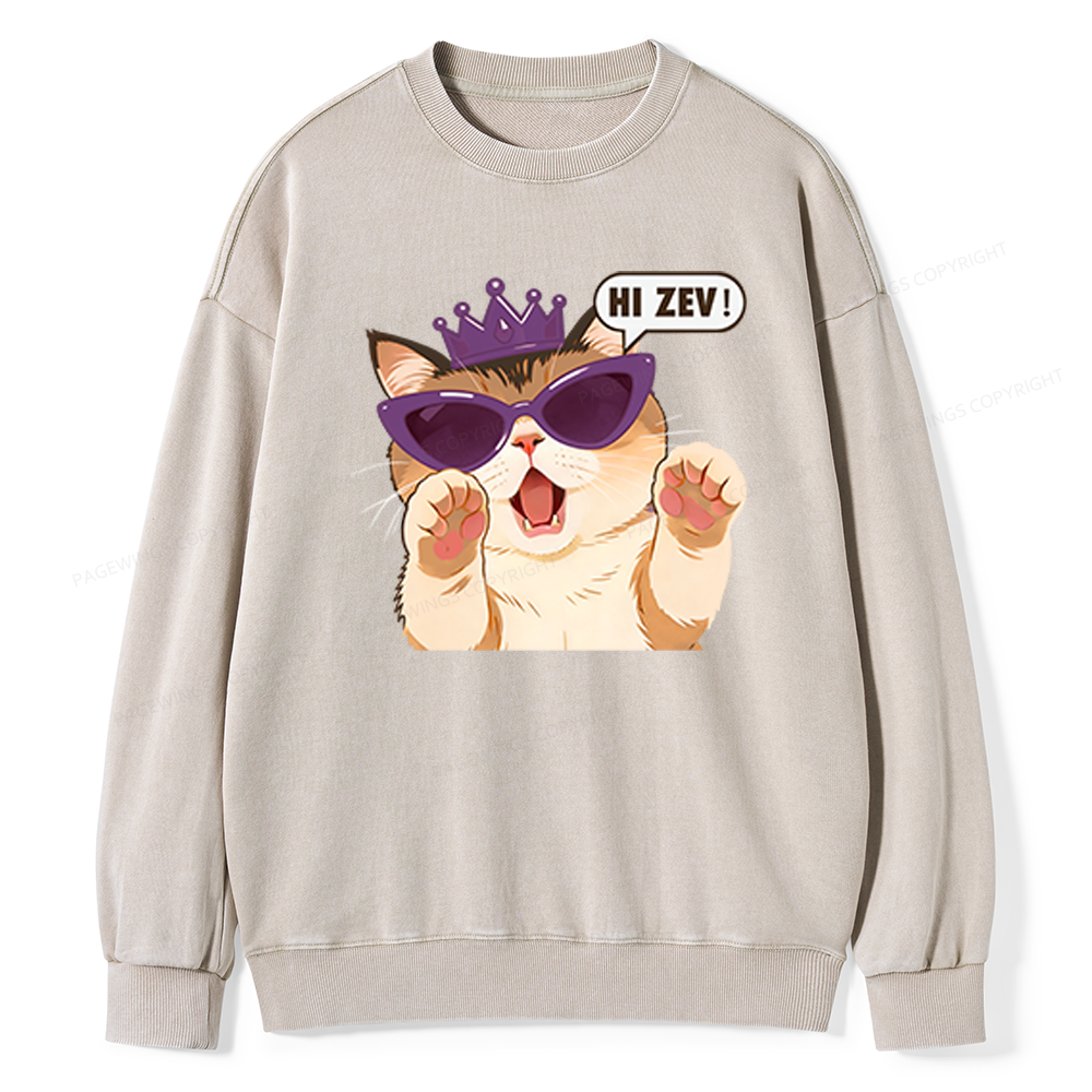 Pagewings Sci-Fi Book Lover Unisex Washed Sweatshirt