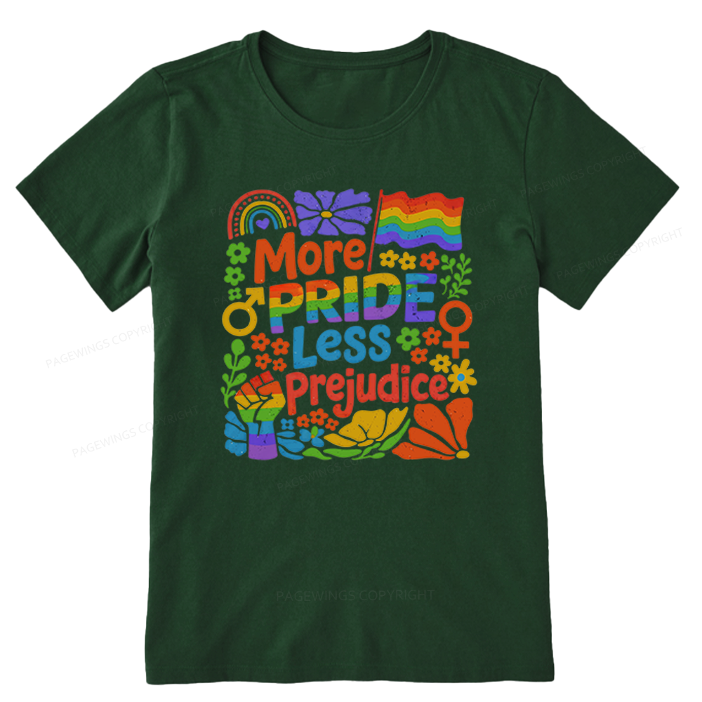 Pagewings More Pride Less Prejudice Unisex Classic T-shirt