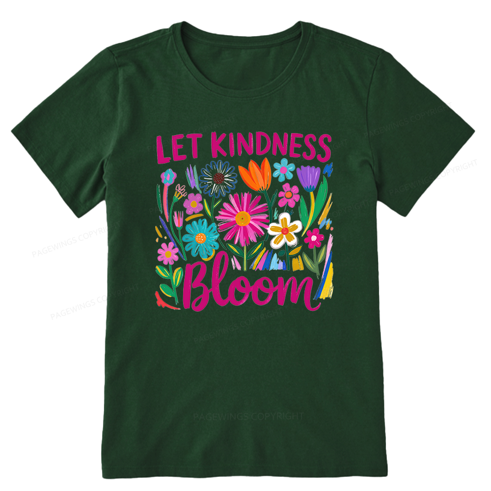 Pagewings Let Kindness Bloom Unisex Classic T-shirt