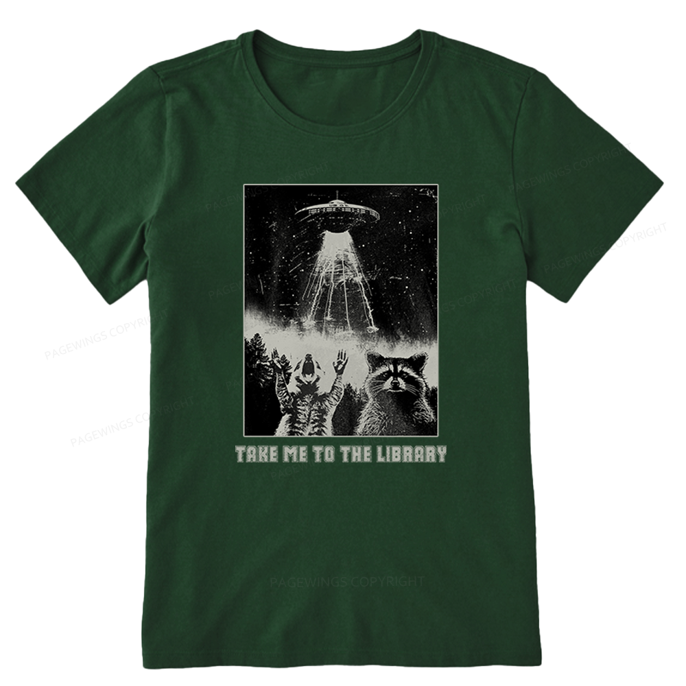 Pagewings Take Me To The Library Unisex Classic T-shirt