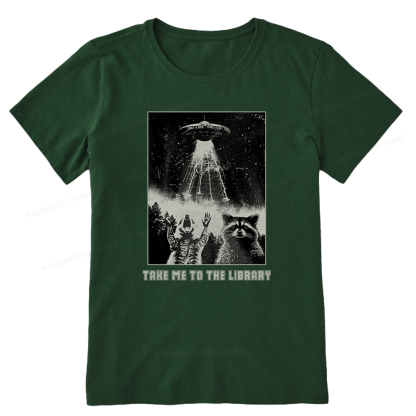 Pagewings Take Me To The Library Unisex Classic T-shirt