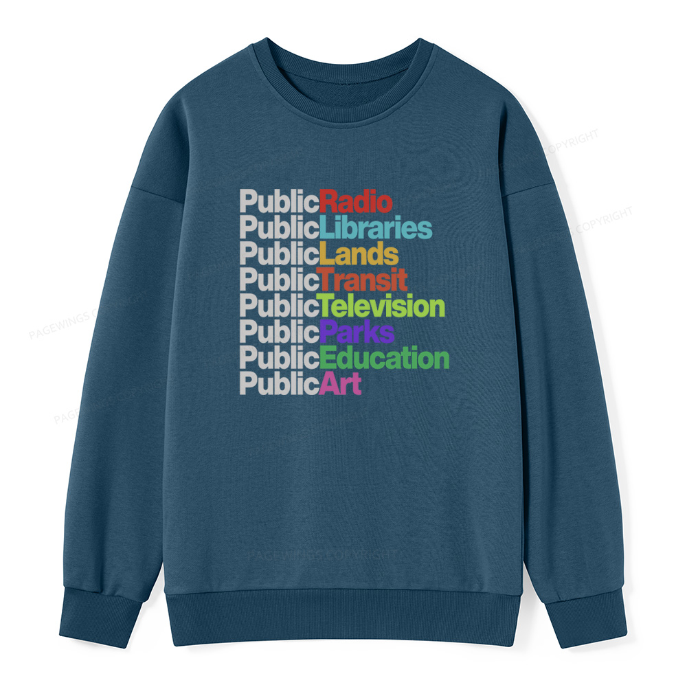 Pagewings Public Libraries Unisex Classic Sweatshirt