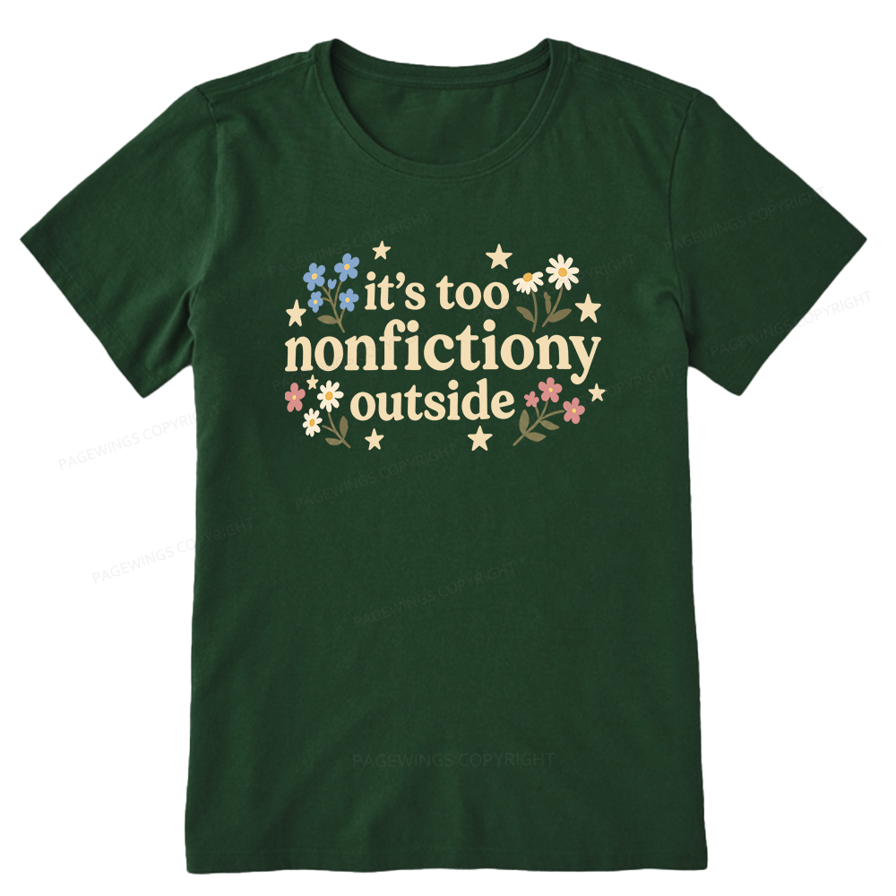 Pagewings Too Nonfictiony Outside Unisex Classic T-shirt