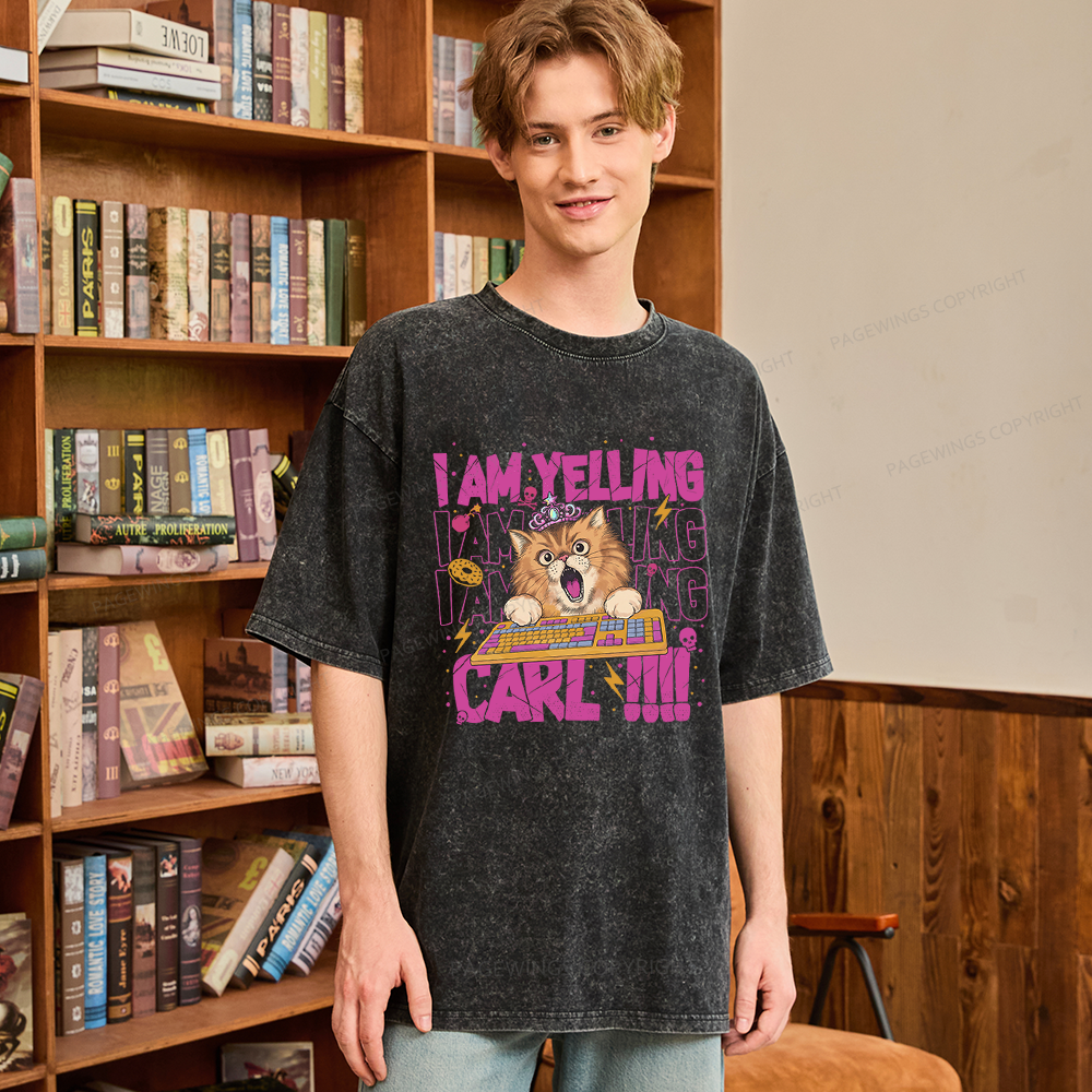 Pagewings Sci-Fi Novel Lover Unisex Washed T-shirt