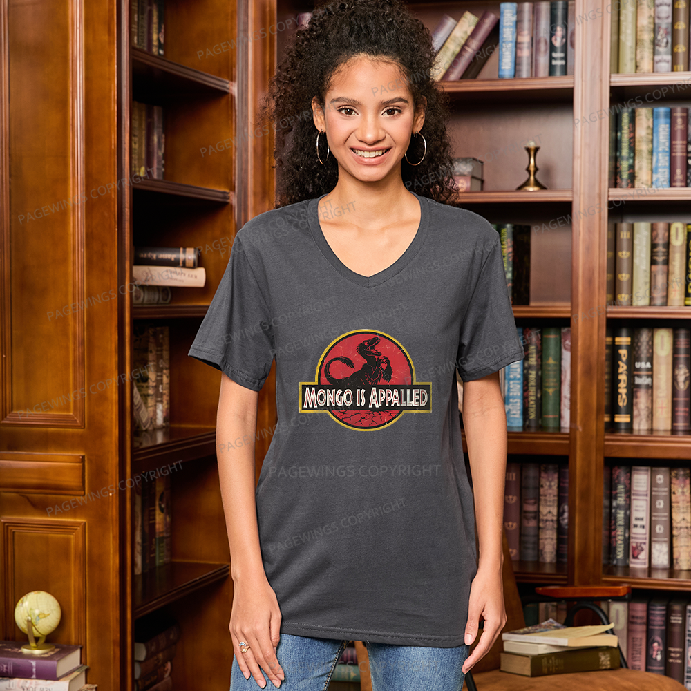 Pagewings Sci-Fi Book Lover V-neck T-shirt