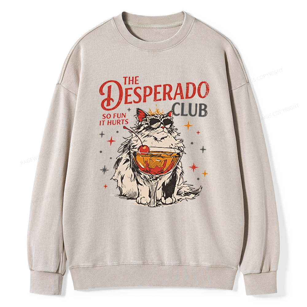 Pagewings Desperado Club Unisex Washed Sweatshirt