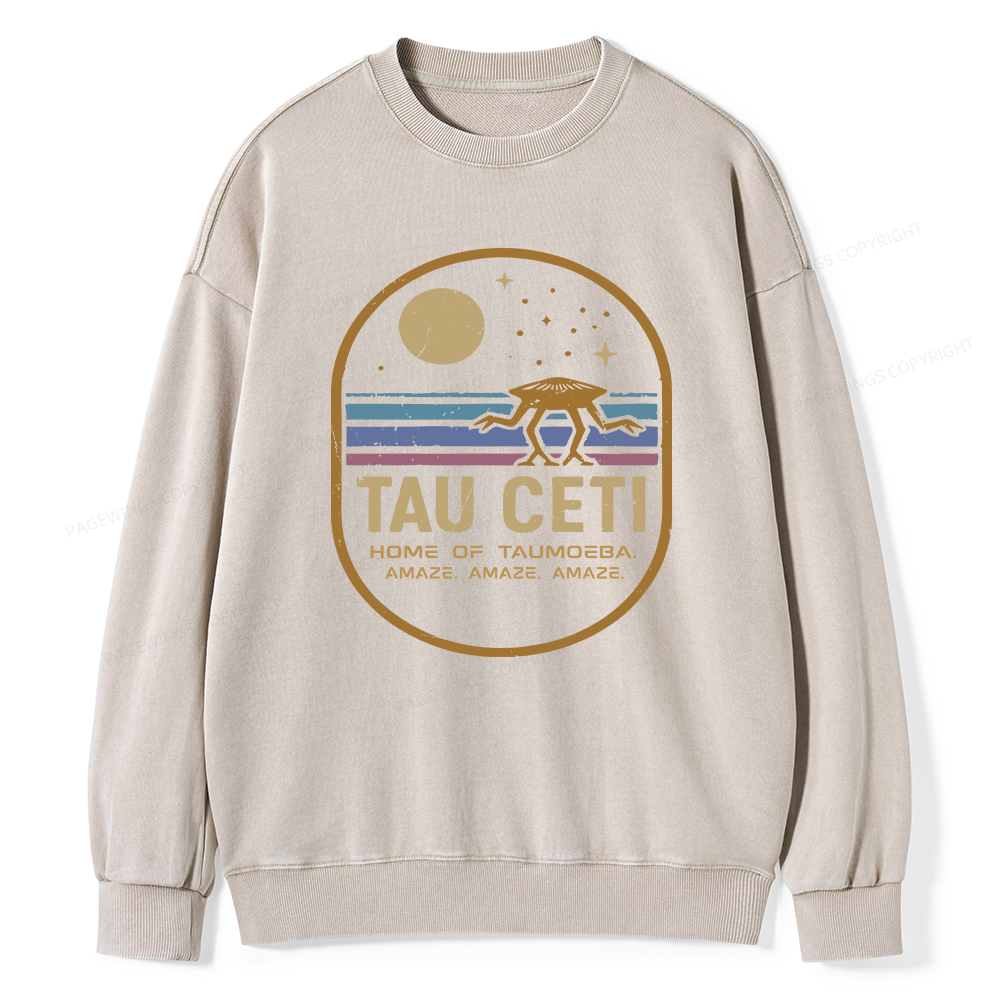 Pagewings Sci‑Fi Fan Unisex Washed Sweatshirt