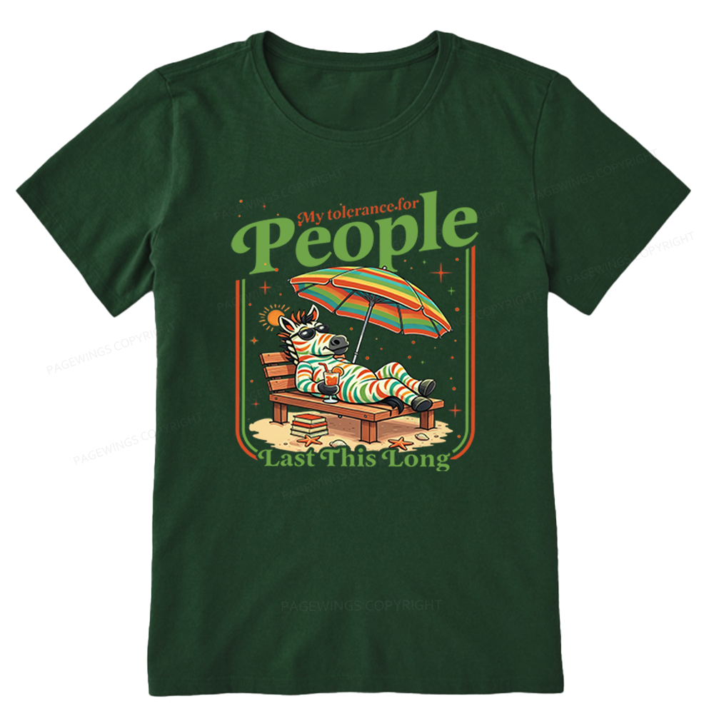 Pagewings Funny Zebra Unisex Classic T-shirt