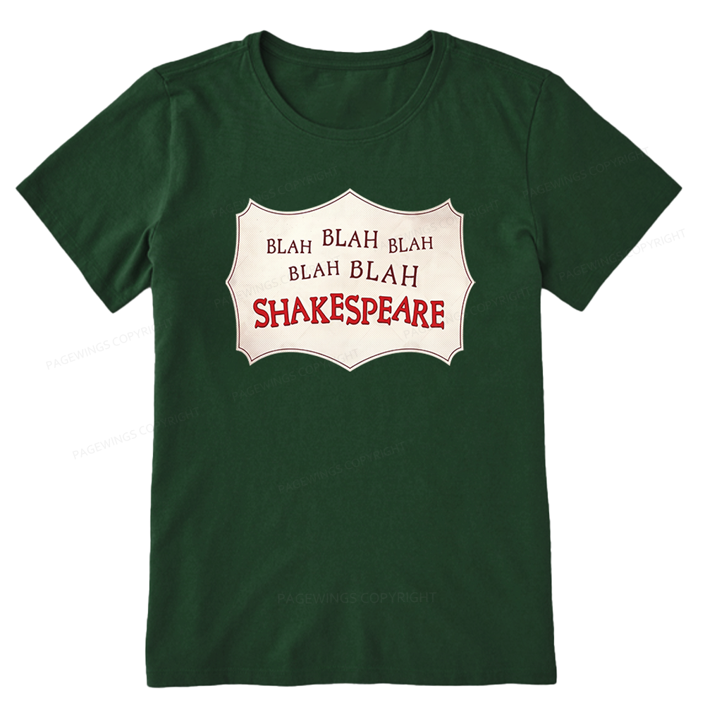 Pagewings Blah Blah Blah Shakespeare Unisex Classic T-shirt