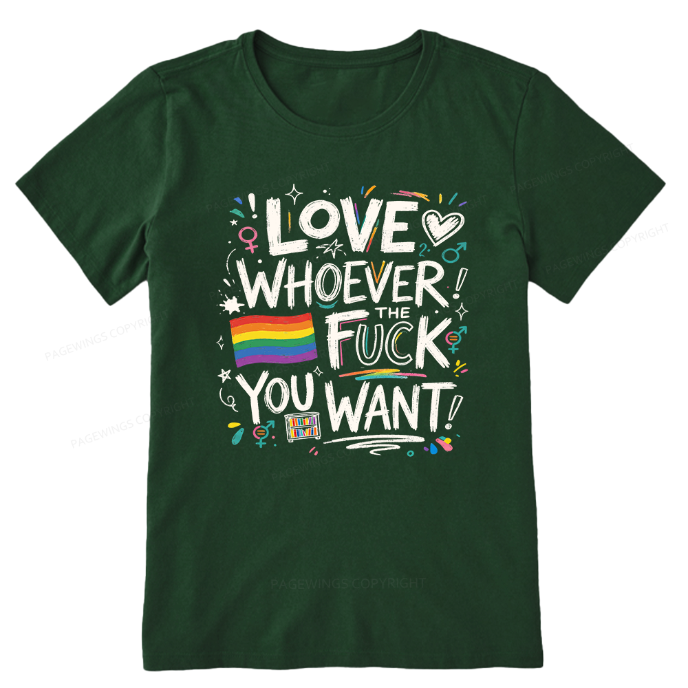 Pagewings Love Whoever You Want Unisex Classic T-shirt