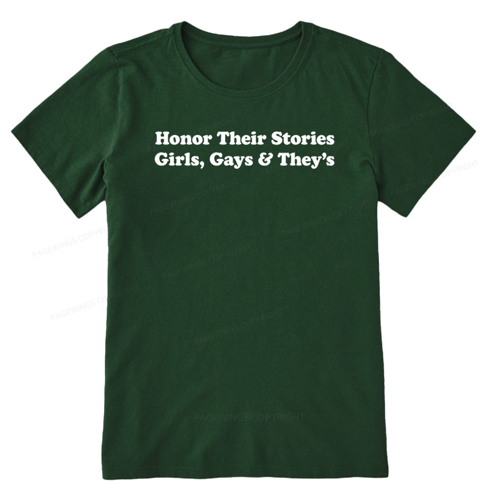 Pagewings Honor Their Stories Unisex Classic T-shirt