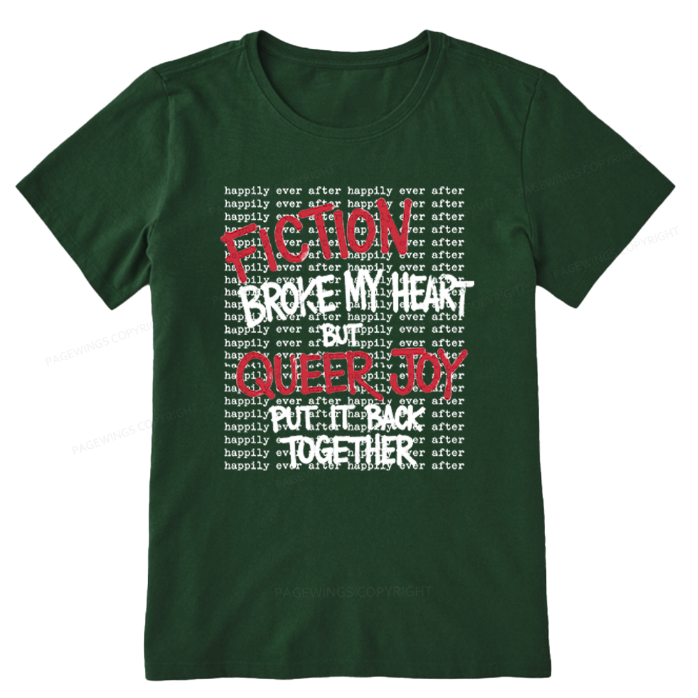 Pagewings Fiction Broke My Heart Unisex Classic T-shirt