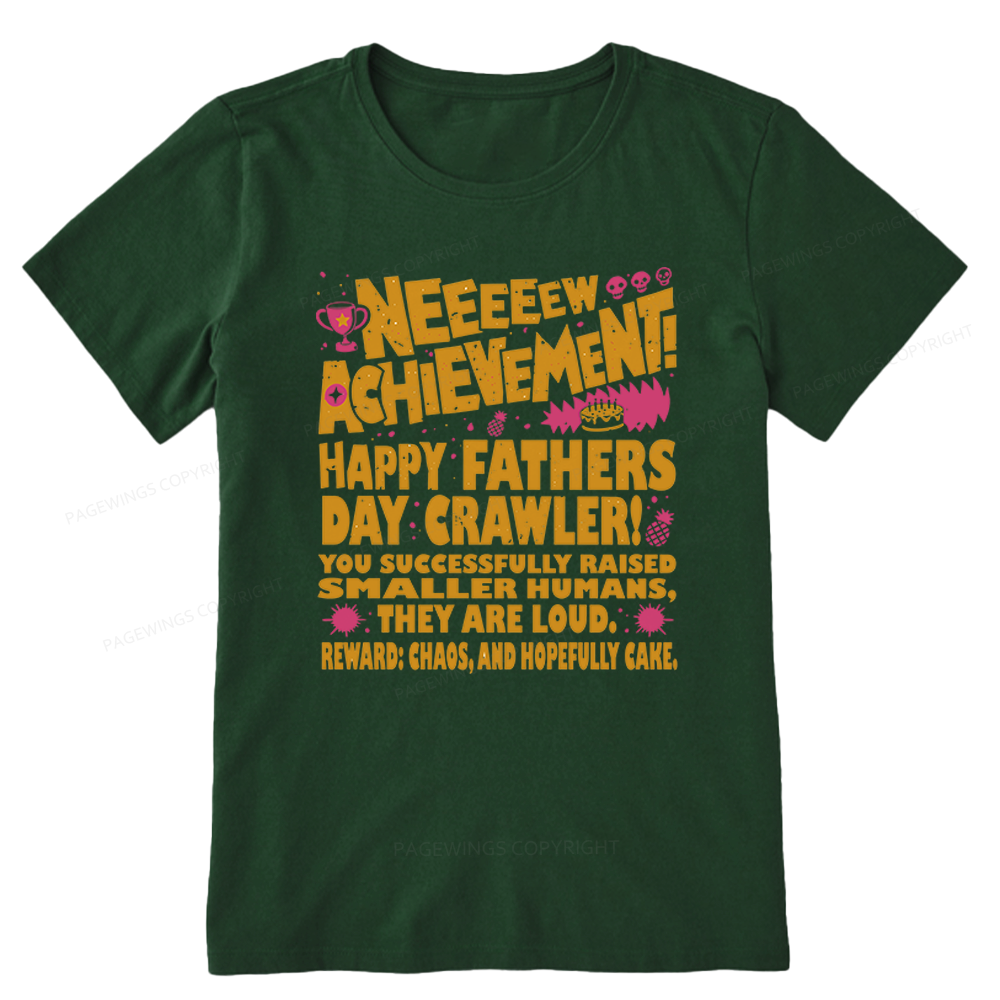 Pagewings Dad Achievement Unisex Classic T-shirt
