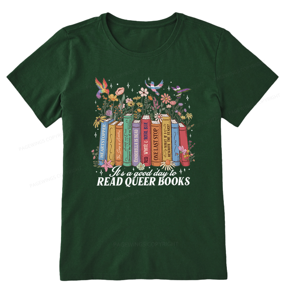 Pagewings Read Queer Books Unisex Classic T-shirt