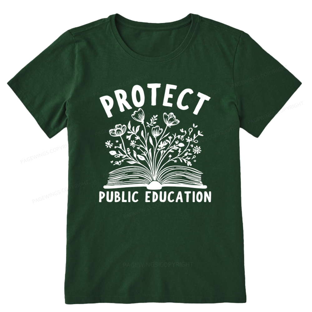 Pagewings Protect Public Schools Unisex Classic T-shirt