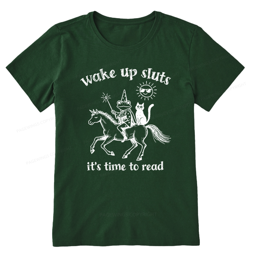 Pagewings Wake Up Sluts Unisex Classic T-shirt
