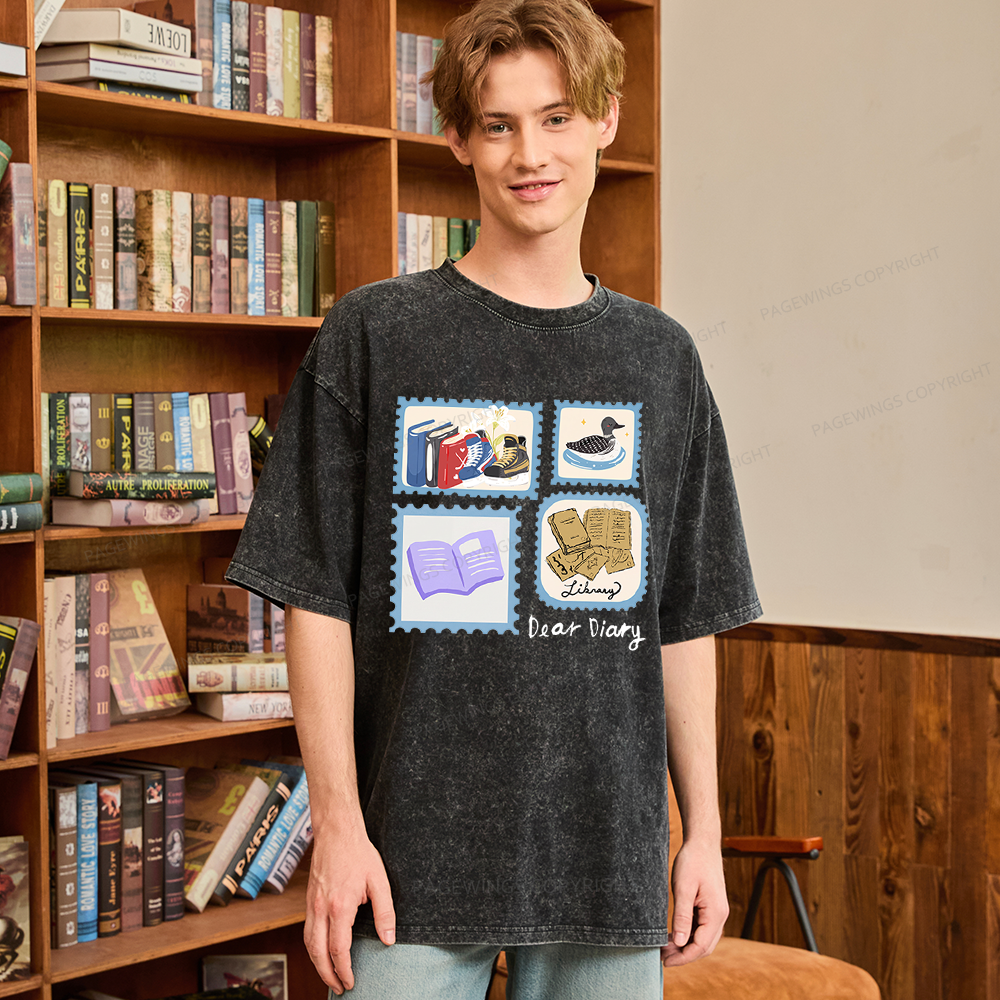 Pagewings Romance Lover Unisex Washed T-shirt