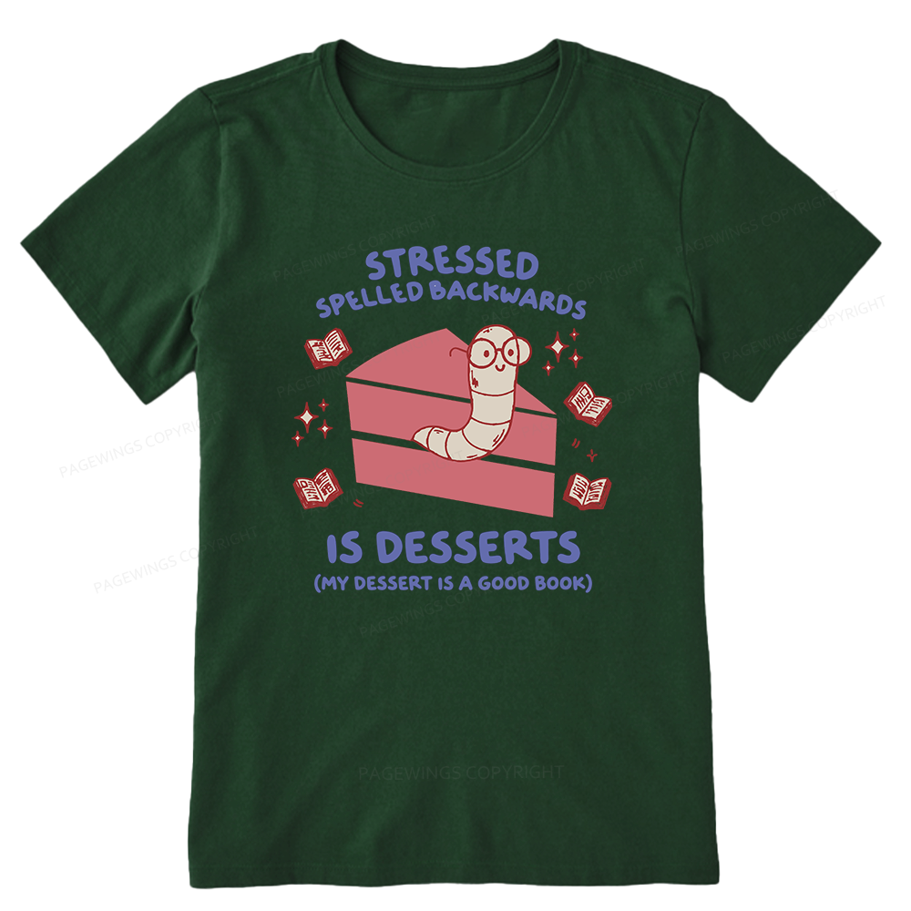 Pagewings My Dessert Is A Good Book Unisex Classic T-shirt