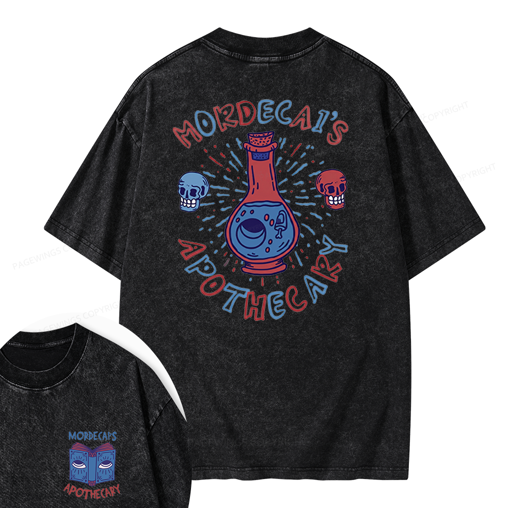 Pagewings Apothecary Unisex Washed T-shirt