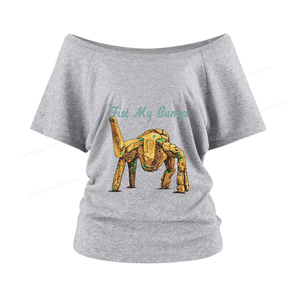 Pagewings Read Sci-Fi Women Off Shoulder T-shirts