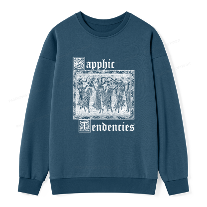 Pagewings Sapphic Tendencies Unisex Classic Sweatshirt