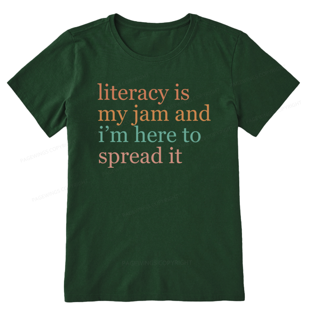 Pagewings Literacy Is My Jam Unisex Classic T-shirt