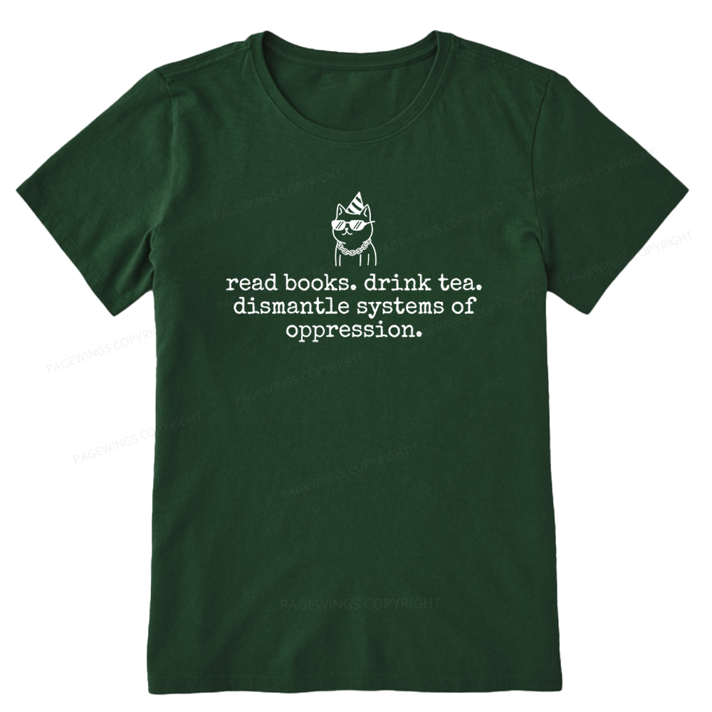 Pagewings Books and Tea Unisex Classic T-shirt