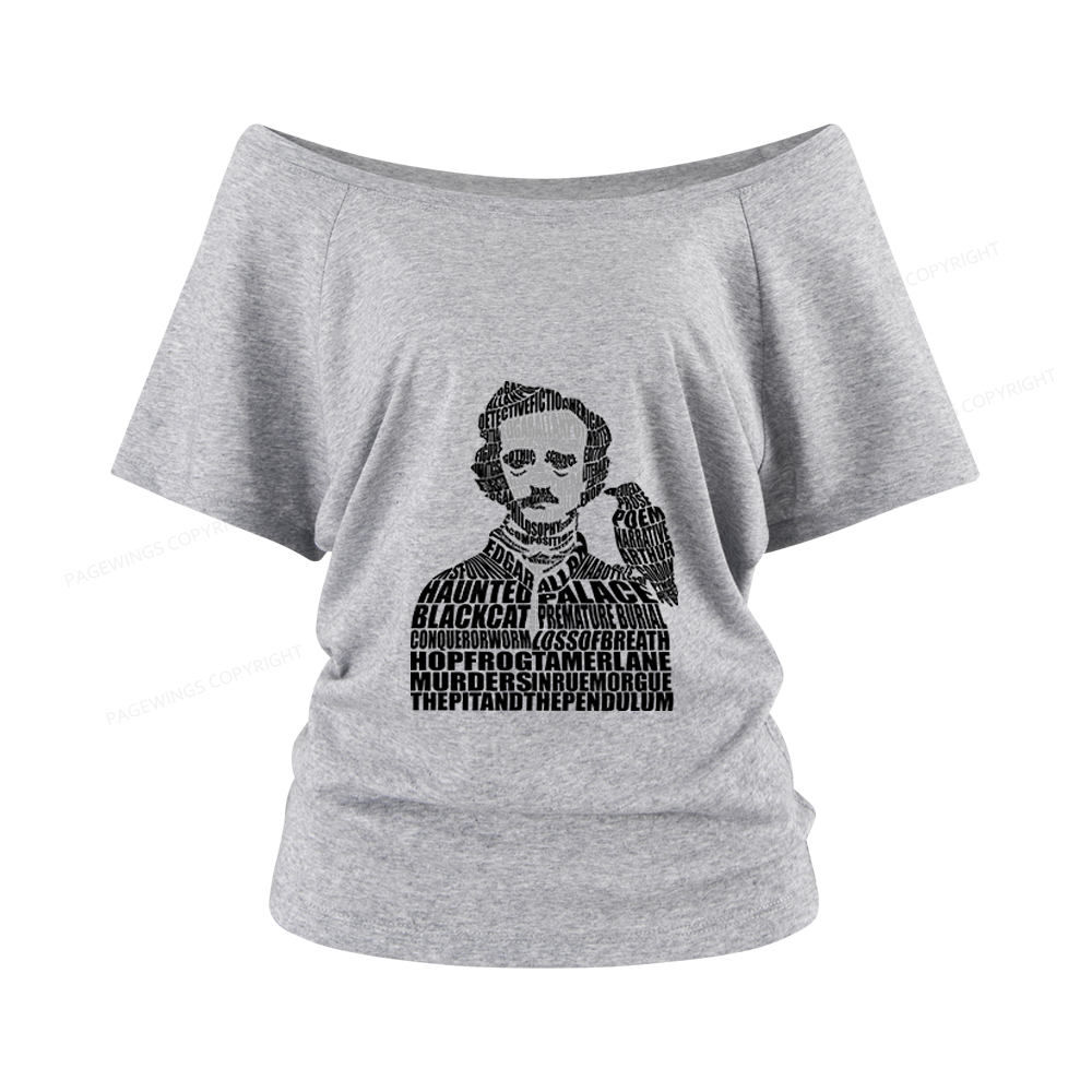 Pagewings Literature Lover Women Off Shoulder T-shirts