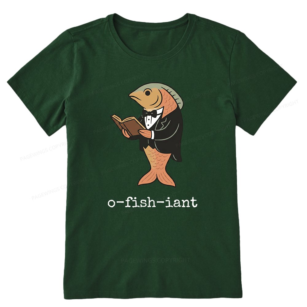 Pagewings Reading Fish Unisex Classic T-shirt