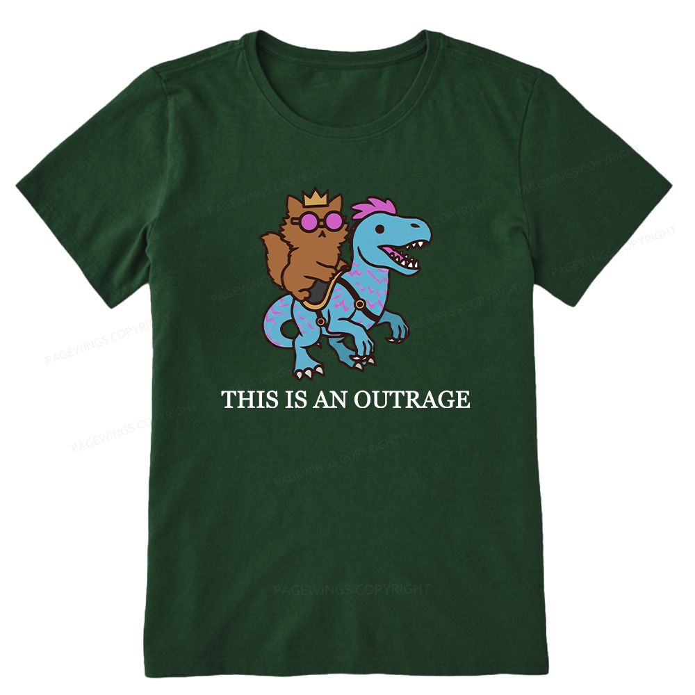Pagewings This Is An Outrage Unisex Classic T-shirt