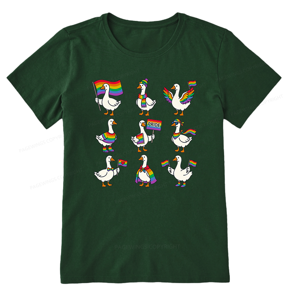Pagewings Funny LGBTQ Goose Unisex Classic T-shirt