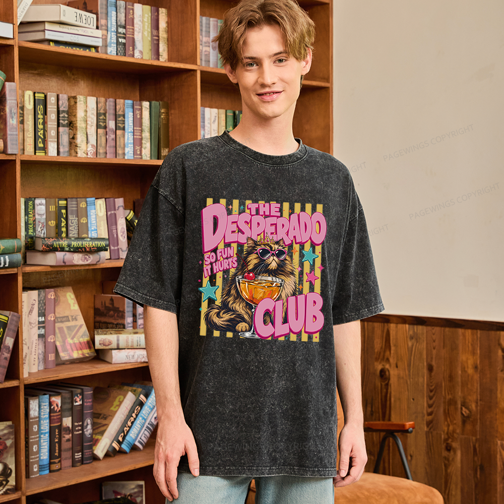 Pagewings Desperado Club Unisex Washed T-shirt