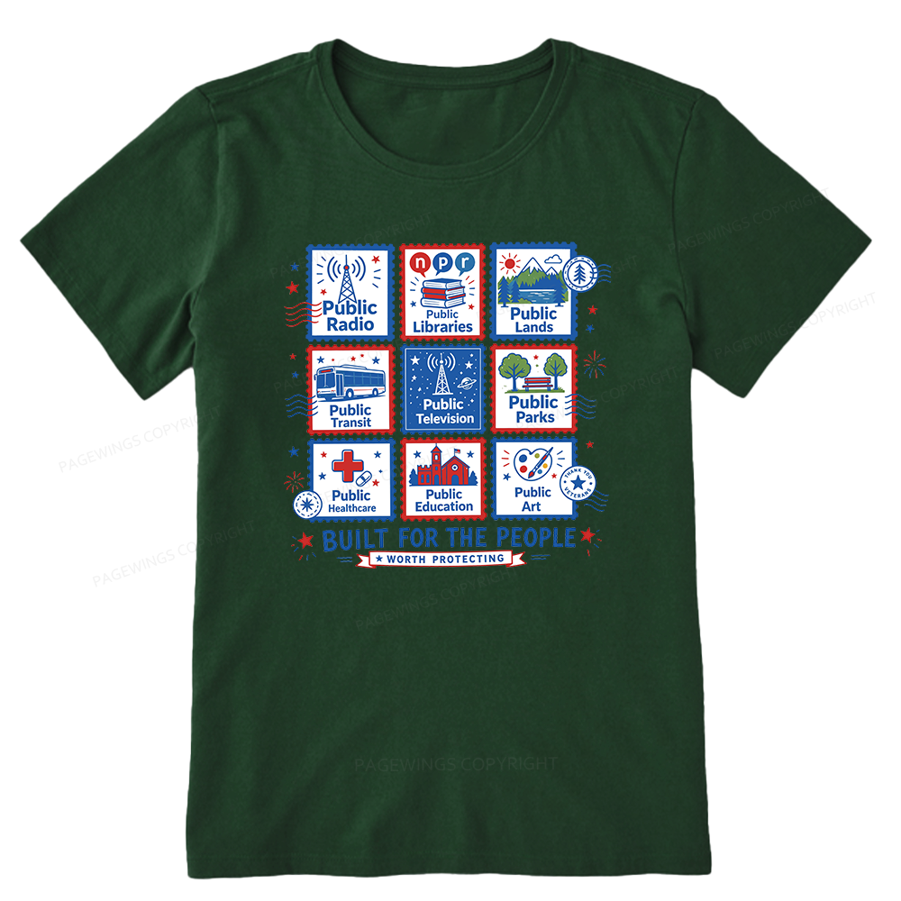 Pagewings Public Libraries Unisex Classic T-shirt