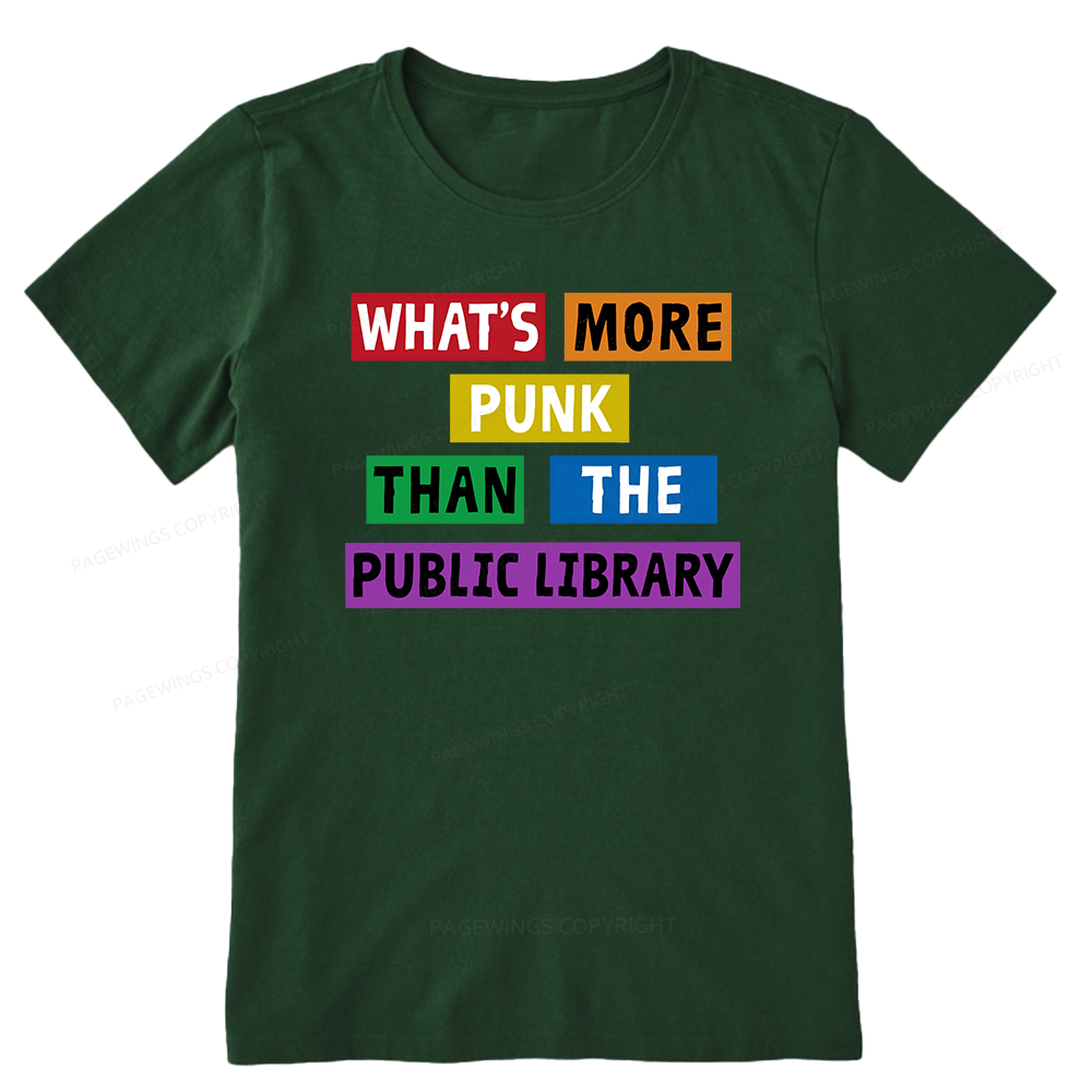 Pagewings What's More Punk Than The Public Library Unisex Classic T-shirt