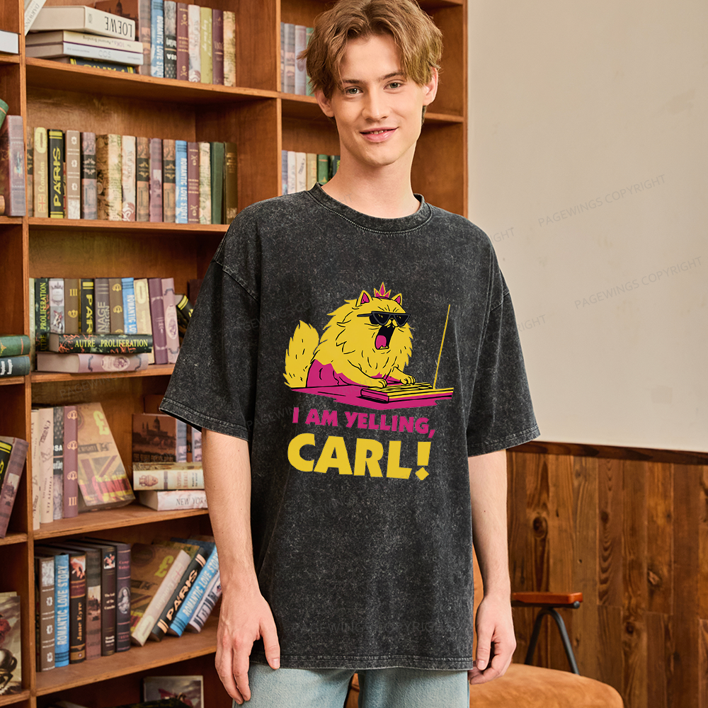 Pagewing Sci Fi Books Lover Unisex Washed T-shirt